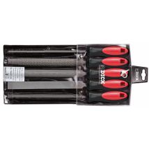 Set Di Lime E Raspe, 5 Pezzi Per Acciaio, Ferro E Metalli Non Ferrosi, Con Manico 2-k - F.dick