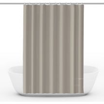 Dicker Eva Duschvorhang, Wasserdicht, Schimmelresistent, Badezimmer-trennvorhang, Farbecht, Schnell Trocknend, Beige