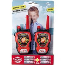 Walkie Talkie Fun Red/Black - Dickie Toys