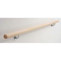 Handlauf Komplett Set Buche 1500 x 52 mm - Dieda