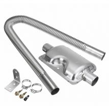Diesel-Luft-Standheizung, 600 mm Auspuffrohr, 24 mm Schalldämpfer-Set