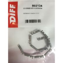 Diff - 802134 - 12 lugs ht to crimp D4 - white