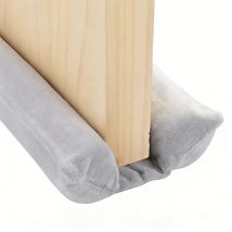 4stk Türzugluftstopper Grau Doppelseitig, Wärmedämmender Türdichter Gegen Zugluft Kälte Lärm, Einfache Montage Für Büro Zuhause Wohnzimmer