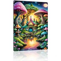 Plaque En Métal Rétro Vintage Décoration Pour Bar Café Restaurant 40x30 Cm.