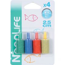 Diffuseur d'air cylindre ø 1.5 x 2.5 cm lot de 4 pour aquarium Animallparadise