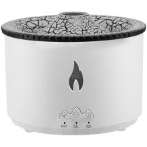 XVX - Diffuseur d'aromathérapie Volcan, Diffuseur d'arômes à Flamme électrique Volcano Flame Mode Fonction Minuterie/Changement de