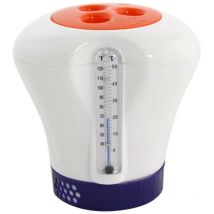 Diffuseur de chlore ajustable avec thermomètre Jardiboutique