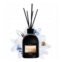Diffuseur de parfum d'ambiance musc blanc jusqu'à 90 jours bâtonnets désodorisants 250ml