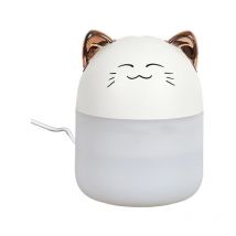 Diffuseur de Parfum led 'Chat' 200ml Blanc