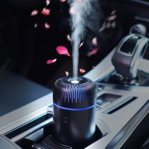 Diffuseur de voiture Humidificateur Aromathérapie Diffuseur d'huiles essentielles USB Cool Mist Mini diffuseur portable pour voiture, maison, bureau,