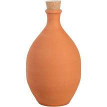 Olla de 4L – Terre cuite – Économiseur d'eau pour jardin – Pichet, bouteille en verre et carafe