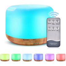 Kinsi - Diffusor für ätherische Öle – 24 v, 300 ml, sieben Farben – Weiß