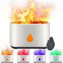 Kinsi - Diffusor für ätherische Öle – 5 v, 200 ml, Flamme, weiß