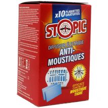 Diffuseur Electrique Anti-Moustiques +10 Plaquettes - STOPIC