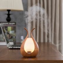 Diffuseur huile essentielle Diffuseur d'huiles essentielles de grande capacité 200 ml, la lumière ambiante LED colorée peut être chronométrée