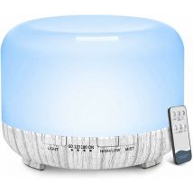 Diffuseurs d'huiles essentielles, diffuseurs de grains de bois de 500 ml pour huiles essentielles, grande pièce, maison, diffuseur d'huiles