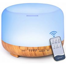 Jusch - Diffuseurs d'huiles essentielles, diffuseurs de grains de bois de 500 ml pour huiles essentielles, grande pièce, maison, diffuseur d'huiles