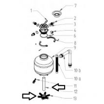 Diffusore completo con tubo SF15 - SF25