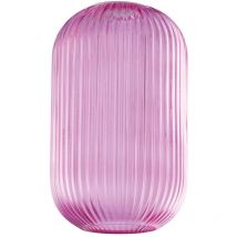 Diffusore In Vetro Rosa Effetto Plisse'