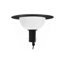 Diffusore circolare saturno fbt Nero E27 10W per pali diametro 60mm mareco 1033101N