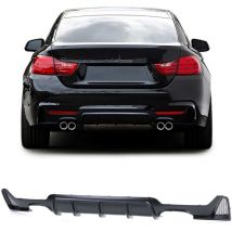 Tenzo-r - Diffusore posteriore - bmw Serie 4 F32 F33 F36 - Nero opaco - Doppia apertura di scarico