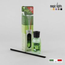 Jardibricodeco - Difusor Aroma Mikado Musk Blanco 125ml Magic Lights