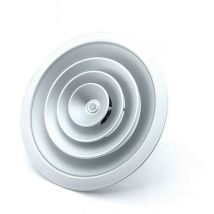 Difusor circular con regulacion plata mate Plata mate 6- 150mm - Plata mate
