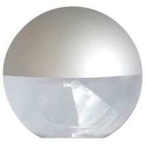Soplás - Difusor esférico policarbonato incoloro pintado gris Ø450 Ø450