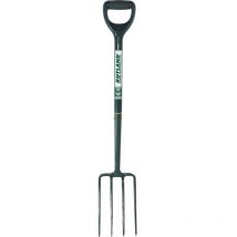 Digging Fork Carbon Steel, Plastic Shaft - Rutland