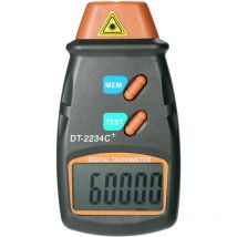 Beijiyi - Laser Pocket Digital Tachometer Non-Contact Tachometer Range 2.5 RPM-99,999 rpm Liquid Crystal Display with 3 Reflective Strips