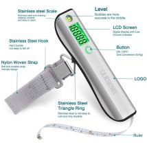 Sunxury - Digital Luggage Scale, wgge Travelling Luggage Weight Scale up to 110lbs/50kg Luggage Scale with Backlit lcd Display
