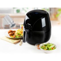 Domo - Digitale xxl Heißluftfritteuse ohne Öl, 5,5Ltr. 2000W & Salzstreuer