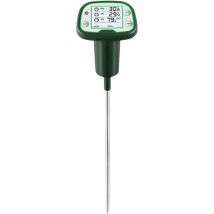 Aiperq - Digitaler Bodentester, Thermometer und Hygrometer mit hintergrundbeleuchtetem LCD-Display, zum Pflanzen von Blumen, Grün