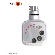 Mert - Digitaler Regler für Handtuchheizkörper KMX1 Chrom, 1000W, 5 Stufen