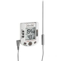 TFA - Dostmann 14.1503 Küchen-Thermometer Ofen- und Kerntemperatur, mit Touchscreen, mit Timer, Alarm