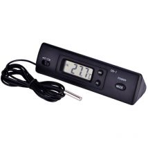 Yoouyida - Digitale LCD-Temperatur, elektronisches Thermometer, Temperaturfühler, kabelgebundener Sensorfühler für Kühlschrank, Schlafzimmer
