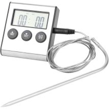 Digitales Multifunktionsthermometer Mit Beleuchtetem Lcd-display Zum Kochen Und Grillen Von Speisen, Z. B. Zum Backen Von Süßigkeiten.