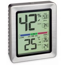Tfa Digitales Thermo-Hygrometer Exacto, 30.5047.54, silber