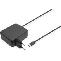 DIGITUS Ladegerät de portable GAN USB-C de 100 W - Technologie de nitride de gallium - Power Delivery 3.0 - Cable de 1,2 m de Länge - auch für