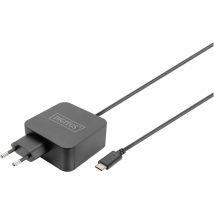 Digitus DA-10071 USB Ladegerät 65 W 1x USB-C Schwarz Flugzeug, Innenbereich, KFZ, LKW