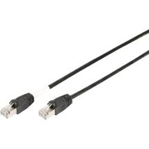 Digitus - DK-1644-030/BL-OD RJ45 Câble réseau, câble patch cat 6 s/ftp 3.00 m noir résistant aux uv, torsadé par paire 1