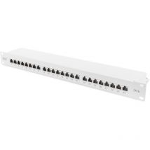 Pannello Patch 19" Categoria 6A Schermato 24 Porte 8 Poli Rj45 - Digitus