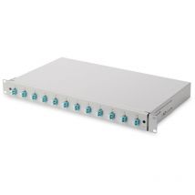 Scatola di giunzione per fibra ottica 12 Porte lc Colore Grigio - Digitus
