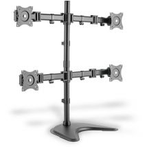 Supporto Universale per 4 Monitor con Installazione Tramite Supporto / Morsetto Portata Max 32 Kg - Digitus