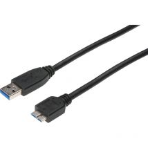USB-Kabel usb 3.2 Gen1 (usb 3.0 / usb 3.1 Gen1) usb-a Stecker, USB-Micro-B 3.0 Stecker 0.25 - Digitus