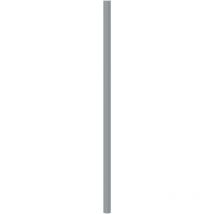 Lumicom - stelo 1X Plafonnier, led intégrée, 4.2W, 4000K, métal, gris, H.60cm 2.5 Gris