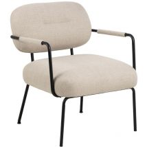 Dillon Sessel mit Armlehne beige.