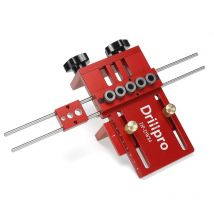 Dima di foratura obliqua 08400 6-15mm Guida per trapano regolabile per la lavorazione del legno in lega di alluminio ZebraA