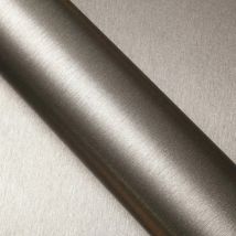 Dimexact - Wrapping voiture alu brossé argenté pour toutes surfaces - 152 cm x 2 m - En Rouleau