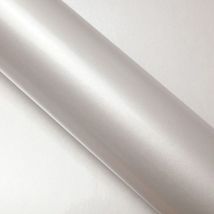 Dimexact - Film covering blanc métallisé pour toutes surfaces - 152 cm x 1.5 m - En Rouleau